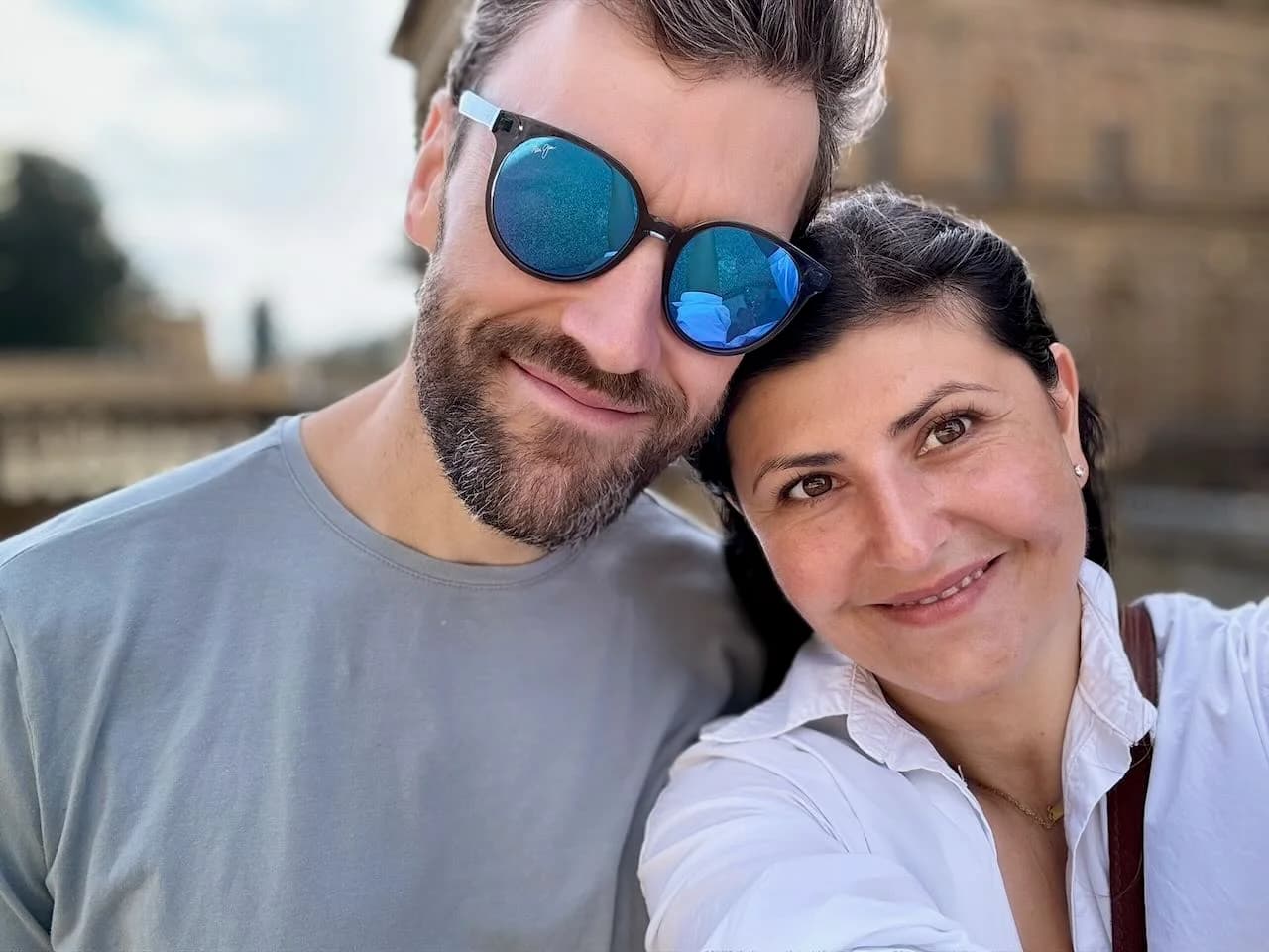 Jaylene and Aaron together in Florence